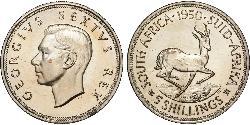 5 Shilling Sudáfrica Plata Jorge VI (1895-1952)