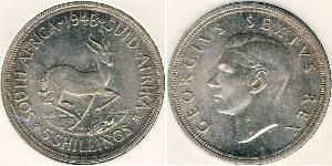 5 Shilling Sudáfrica Plata Jorge VI (1895-1952)