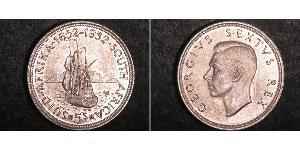 5 Shilling Sudáfrica Plata Jorge VI (1895-1952)