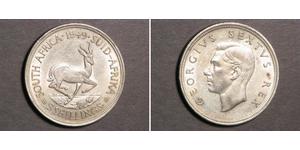 5 Shilling Sudáfrica Plata Jorge VI (1895-1952)