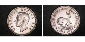 5 Shilling Sudáfrica Plata Jorge VI (1895-1952)