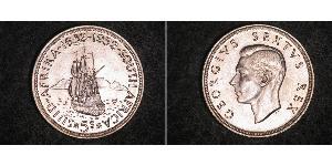 5 Shilling Sudáfrica Plata Jorge VI (1895-1952)