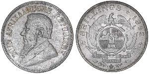 5 Shilling Sudáfrica Plata Paul Kruger (1825 - 1904)