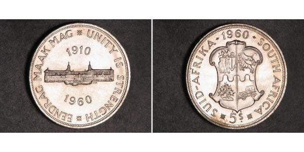 5 Shilling Sudáfrica Plata 