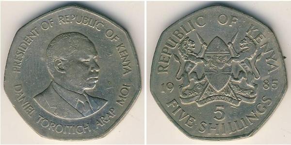 5 Shilling Kenya Rame/Nichel 