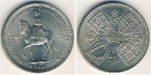 5 Shilling Regno Unito  Rame/Nichel 