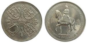 5 Shilling Regno Unito  Rame/Nichel 