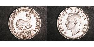 5 Shilling Südafrika Silber Georg VI (1895-1952)