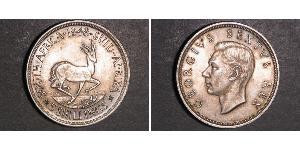 5 Shilling Südafrika Silber Georg VI (1895-1952)