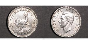 5 Shilling Südafrika Silber Georg VI (1895-1952)