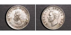 5 Shilling Südafrika Silber Georg VI (1895-1952)