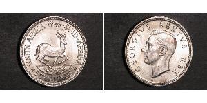 5 Shilling Südafrika Silber Georg VI (1895-1952)