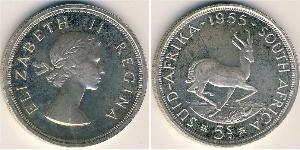 5 Shilling Südafrika Silber Elizabeth II (1926-2022)