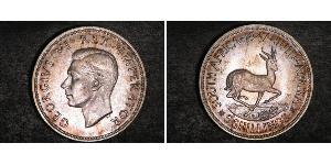 5 Shilling Südafrika Silber Georg VI (1895-1952)