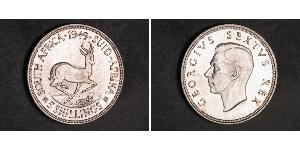 5 Shilling Südafrika Silber Georg VI (1895-1952)