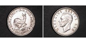 5 Shilling Südafrika Silber Georg VI (1895-1952)