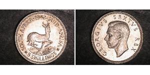 5 Shilling Südafrika Silber Georg VI (1895-1952)