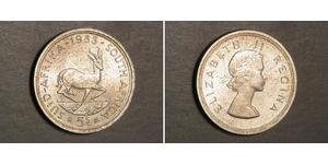 5 Shilling Südafrika Silber Elizabeth II (1926-2022)