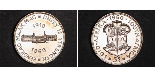 5 Shilling Südafrika Silber 