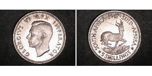 5 Shilling South Africa Silver George VI (1895-1952)