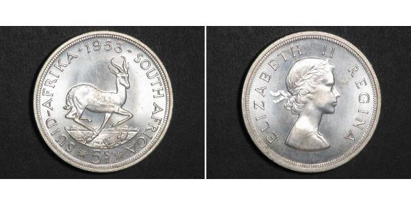 5 Shilling South Africa Silver Elizabeth II (1926-2022)