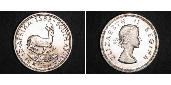 5 Shilling South Africa Silver Elizabeth II (1926-2022)