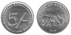 5 Shilling Somaliland 铝 