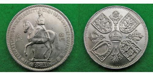 5 Shilling United Kingdom (1922-) 銅/镍 