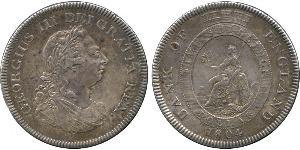 5 Shilling / 1 Dollar British Empire (1497 - 1949) / United Kingdom of Great Britain and Ireland (1801-1922) Silver George III (1738-1820)