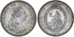 5 Shilling / 1 Dollar British Empire (1497 - 1949) / United Kingdom of Great Britain and Ireland (1801-1922) Silver George III (1738-1820)