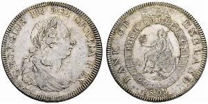 5 Shilling / 1 Dollar British Empire (1497 - 1949) / United Kingdom of Great Britain and Ireland (1801-1922) Silver George III (1738-1820)