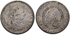 5 Shilling / 1 Dollar British Empire (1497 - 1949) / United Kingdom of Great Britain and Ireland (1801-1922) Silver George III (1738-1820)