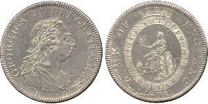 5 Shilling / 1 Dollar British Empire (1497 - 1949) / United Kingdom of Great Britain and Ireland (1801-1922) Silver George III (1738-1820)