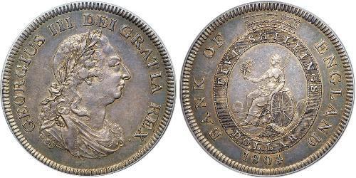 5 Shilling / 1 Dollar British Empire (1497 - 1949) / United Kingdom of Great Britain and Ireland (1801-1922) Silver George III (1738-1820)