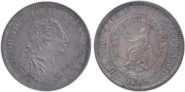 5 Shilling / 1 Dollar British Empire (1497 - 1949) / United Kingdom of Great Britain and Ireland (1801-1922) Silver George III (1738-1820)