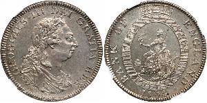 5 Shilling / 1 Dollar 大英帝国 / 大不列颠及爱尔兰联合王国 (1801 - 1922) 銀 喬治三世 (1738-1820)