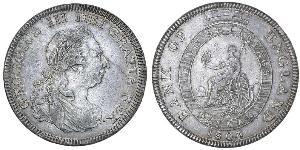 5 Shilling / 1 Dollaro Regno Unito di Gran Bretagna e Irlanda (1801-1922) / Impero britannico (1497 - 1949) Argento Giorgio III (1738-1820)