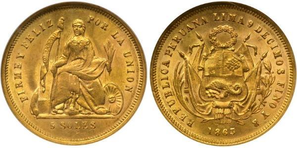 5 Sol Peru Gold 