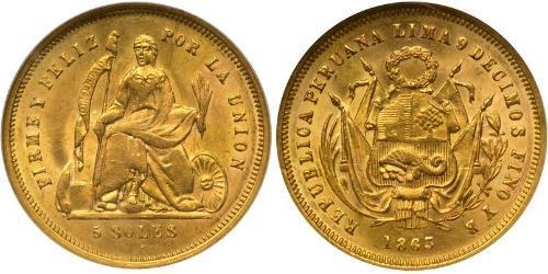 5 Sol Perù Oro 