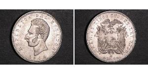 5 Sucre Ecuador 銀 安东尼奥·何塞·苏克雷