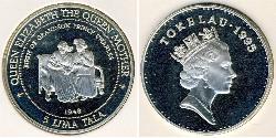 5 Tala Tokelau 銀 