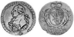 5 Thaler Anhalt-Bernburg (1603 - 1863) Oro Alexius Frederick Christian, Duke of Anhalt-Bernburg (1767 – 1834)