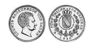 5 Thaler Gran Ducado de Baden (1806-1918) Oro Luis I de Baden(1763 - 1830)