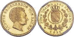 5 Thaler 巴登大公國 (1806 - 1918) 金 路德维希一世 (巴登)