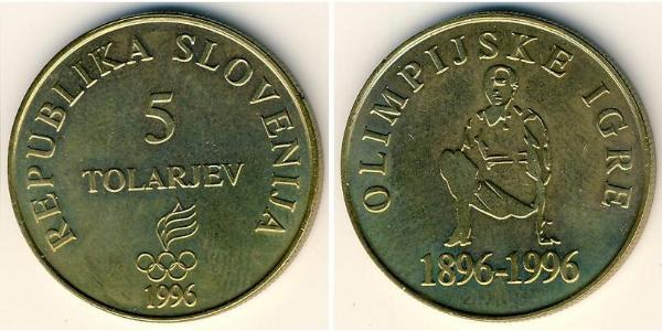 5 Tolar Slovenia Brass 
