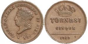5 Tornesi Italian city-states 銅 