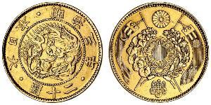 5 Yen Empire of Japan (1868-1947) Gold Meiji the Great (1852 - 1912)