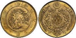 5 Yen Japanisches Kaiserreich (1868-1947) Gold Meiji the Great (1852 - 1912)