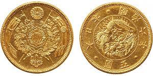 5 Yen Japanisches Kaiserreich (1868-1947) Gold Meiji the Great (1852 - 1912)