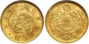 5 Yen Japanisches Kaiserreich (1868-1947) Gold Meiji the Great (1852 - 1912)